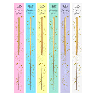 Single Gold Sparkler Birthday Wish
