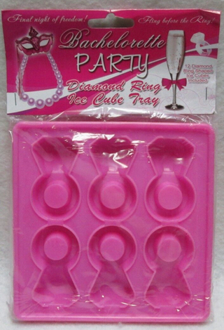 Bachelorette Party Diamond Ring Ice Cube Tray
