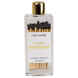 In Case of Sh*tshow-Glass Bottle Matches