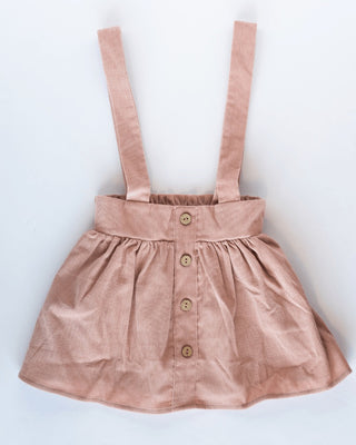 Fallon Corduroy Suspender Skirt