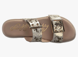 Hey Pony White Sandals
