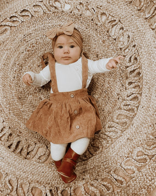 Fallon Corduroy Suspender Skirt