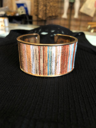 Striped Cuff Bracelet