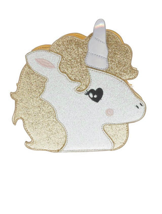 Glitter Unicorn Face Purse