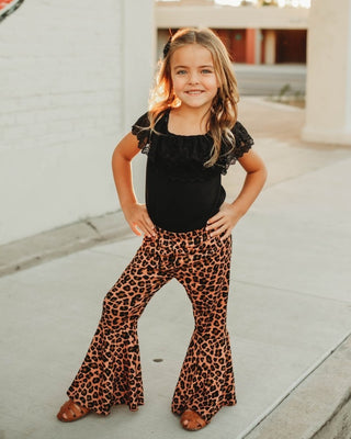 Lina Pleated Bell Bottoms