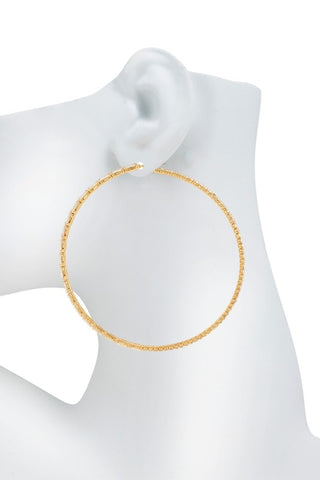 Baguette Round Hoops