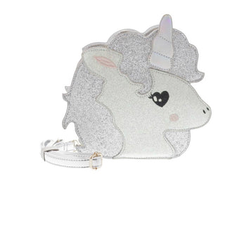 Glitter Unicorn Face Purse