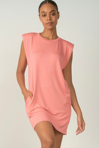 Pretty in Pink Sleeve Cut Dress