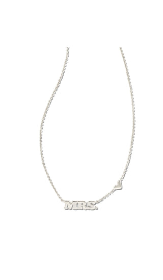 Mrs. Pendant Necklace