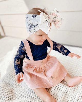 Fallon Corduroy Suspender Skirt