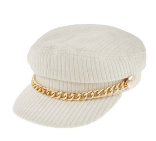 Corduroy Cabbie Hat
