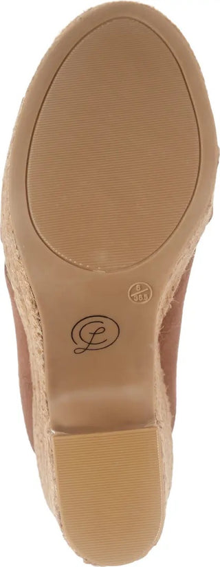 Quay Wedge Split Suede Sandal