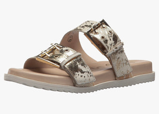 Hey Pony White Sandals