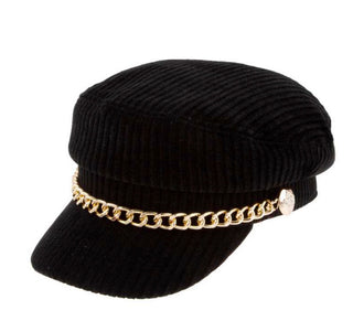 Corduroy Cabbie Hat