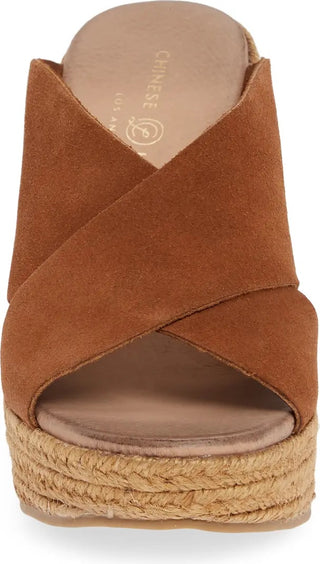 Quay Wedge Split Suede Sandal