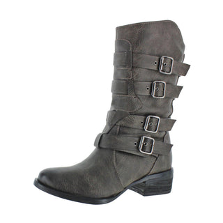 On Fleek Faux Leather Boots