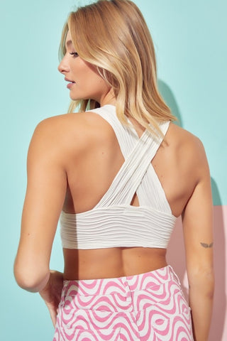 Cool Girl Ribbed Halter Top