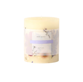 Roman Lavender Small Round Botanical Candle
