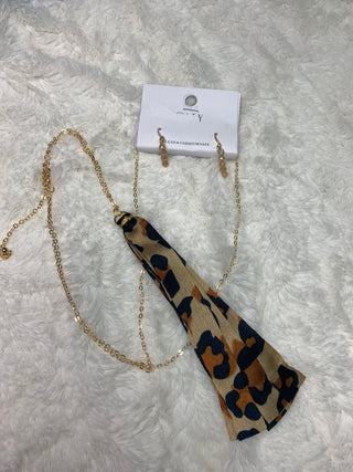 Tassel Earring & Necklace Set