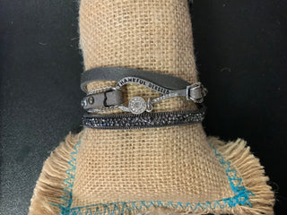Good Works- Thin Wrap Bracelet