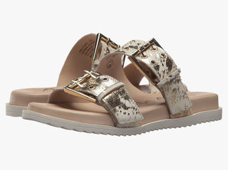 Hey Pony White Sandals