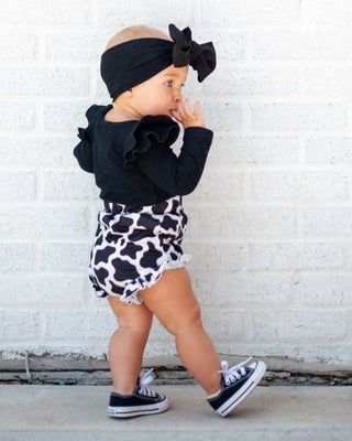 Belle High-Waist Bloomers - Cow print