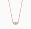 Rose Gold White Crystal