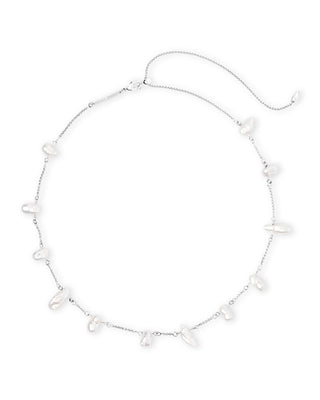 Krissa Choker Necklace - Pearl