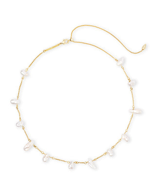 Krissa Choker Necklace - Pearl