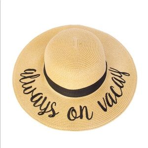 Embroidered Sun Hat